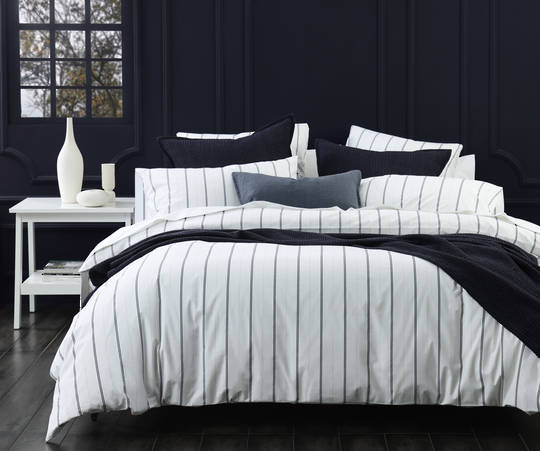 MM Linen | Cape Duvet Set | Bluestone | Optional Matching Extras